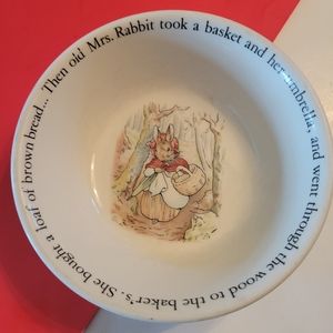 WEDGEWOOD MRS RABBIT BOWL